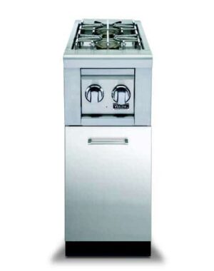 30"W. Double Side Burner Base-Stainless