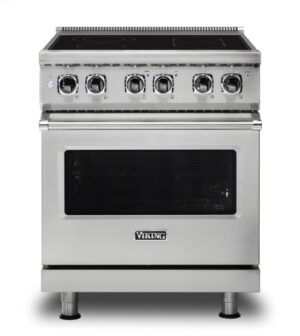 30"W./24"D. Electric Self-Clean Range-4 Burners-Stainless