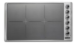 36"W. Induction Cooktop-6 Burners-Stainless Black