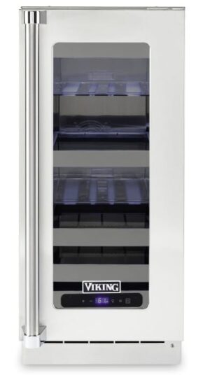 Beverage Center 15" Reversible Hinge Stainless